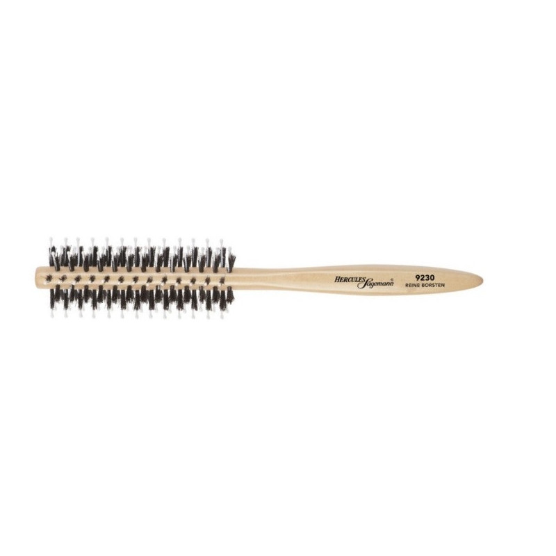 Round Brushing brush HERCULES SÄGEMANN with wild boar and polyamide bristles, wood, Ø 11/41 mm