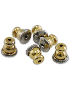 Øreringespænde, 2 par sølv...