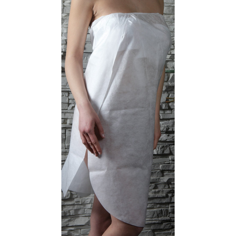 Lacomes engangspareo, hvid, nonwoven...