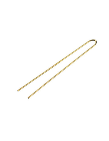 Hårnåle, glatte, 45 mm, guld, 500 g