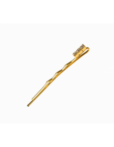 Hårspænder, dekorative, bølgede, guld...