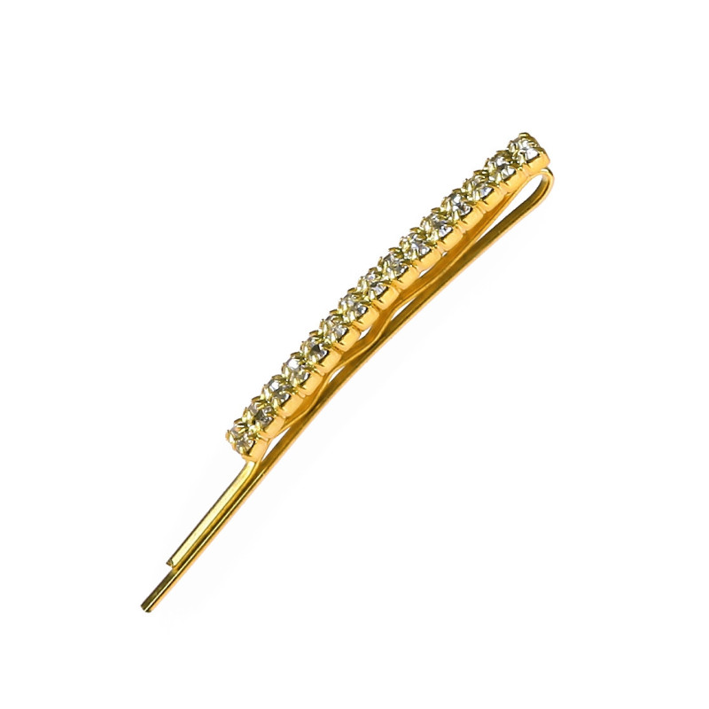 Hårspænder, dekorative, bølgede, guld...