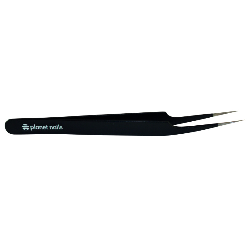 Pincet med spids spids, sort 13 cm.