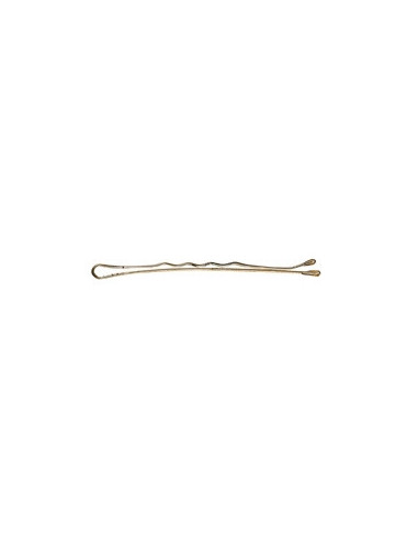 Hårspænder, bølget, 5 cm, guld 500 stk.