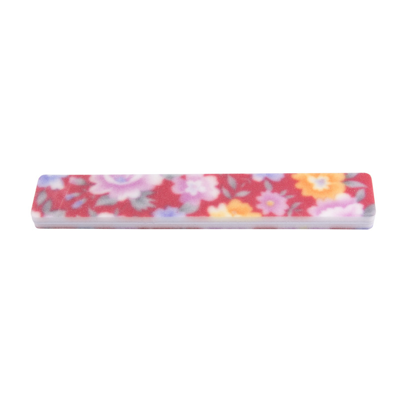 Neglefil, lige, bred, blomstermotiv,...