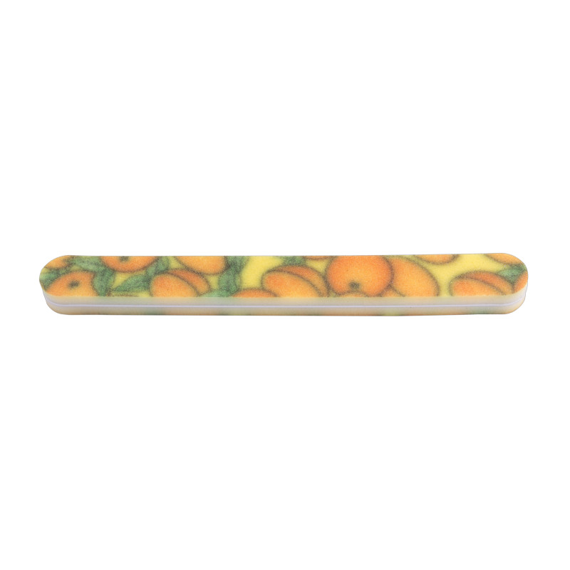 Neglefil, lige, orange motiv, 1 stk.