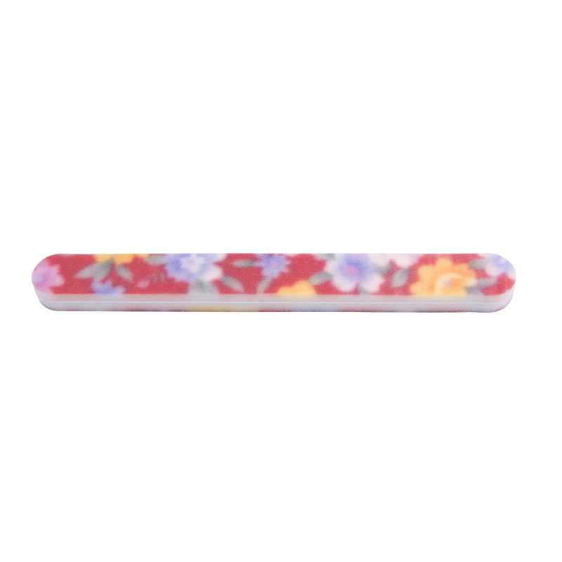 Neglefil, lige, blomstermotiv,...