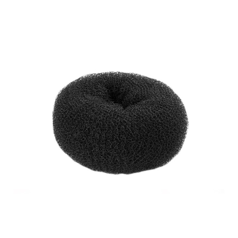 Hårknude, rund, 4,5 cm, sort