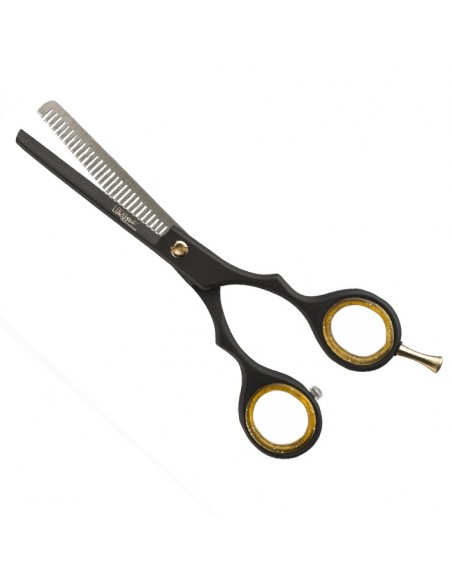 Udtyndingssaks 5,5" SORT MATT, barberblad