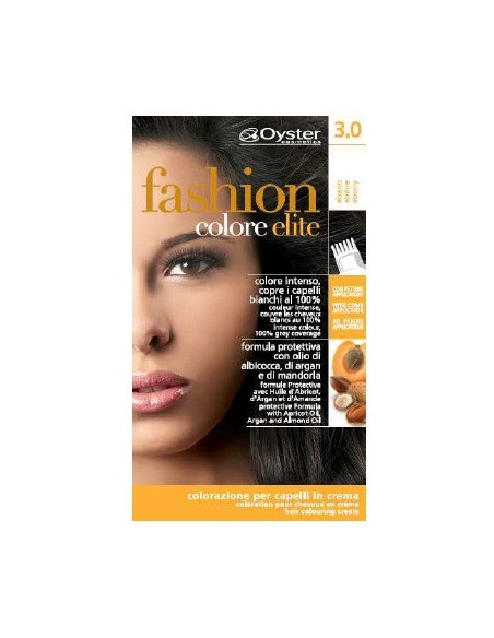 FASHION ELITE hårfarve 3.0, mørkebrun 50ml+50ml+15ml