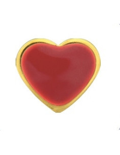 Øreringe hjerter røde, par