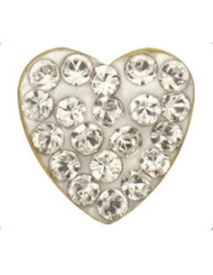 Krystal hjerteøreringe, par