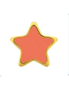 Øreringe Stjerner orange, par