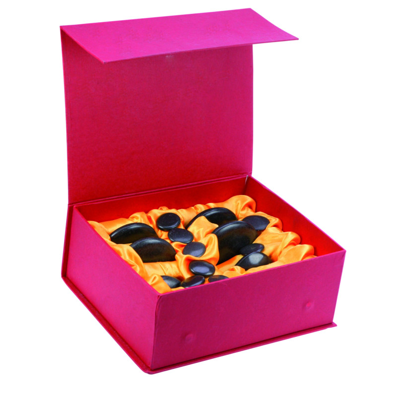 Hot stone massage kit, 1 set/16 pcs.