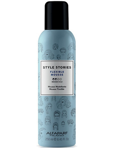 STYLE STORIES FLEXIBLE MOUSSE Vidējas fiksācijas putas apjomam 250ml