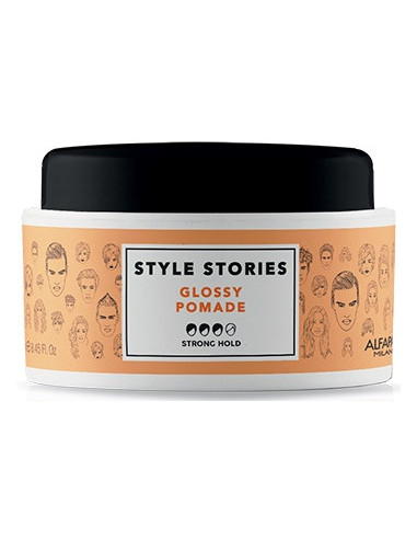 STYLE STORIESGLOSSY POMADE stipras fiksācijas īpaši spīdīga matu pomāde 100ml