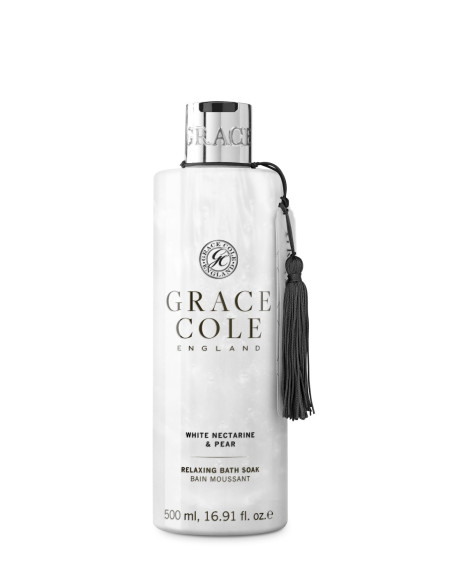 GRACE COLE Badeskum (Hvid Nektarin/Pære) 500ml