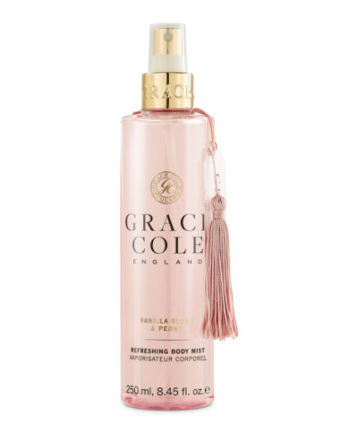 GRACE COLE Sprejs ķermenim (Sārtā vaniļa/Peonija) 250ml