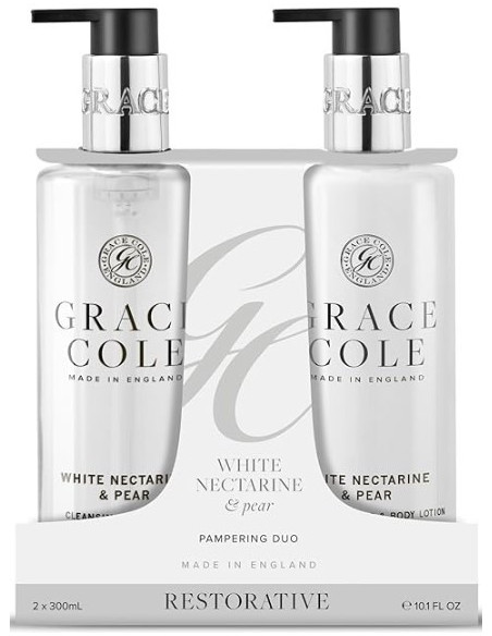 GRACE COLE håndsæt (hvid nektarin/pære) DUO