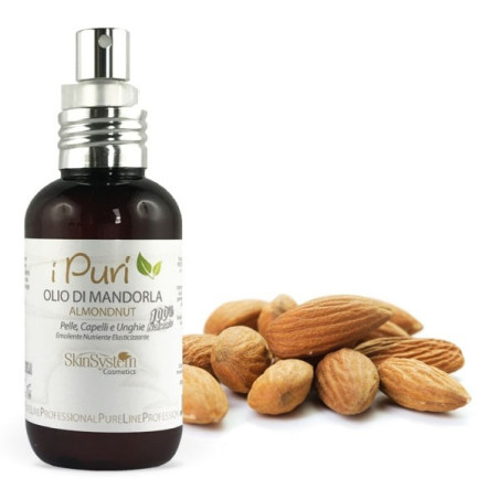 SkinSystem i PURI Olie til krop, hår, negle (mandel) 100ml