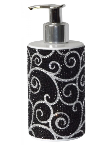 Diamonds sæbe, cremet, med dispenser, sort glamour 250ml