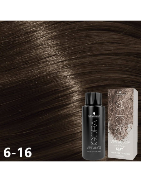 Schwarzkopf Igora Vibrance 6-16 Jordagtig Ler