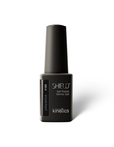 SHIELD Gel Polish Jet Black  188, 15ml