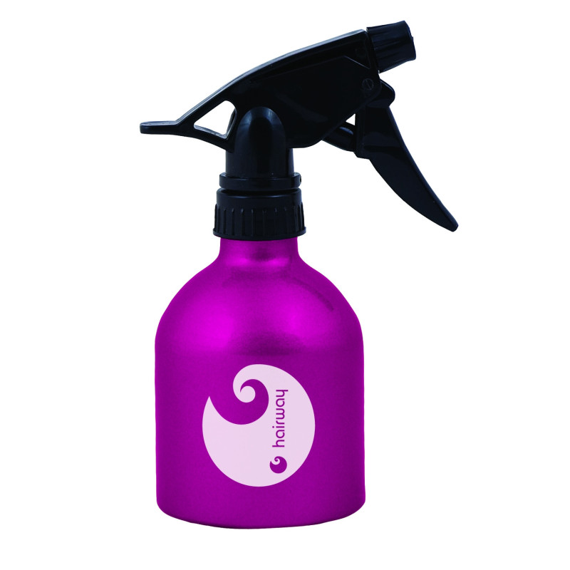 Aluminium sprayflaske, lyserød, 250 ml