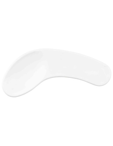 Spatler, plastik, 6,8 cm, hvide, 12 stk.