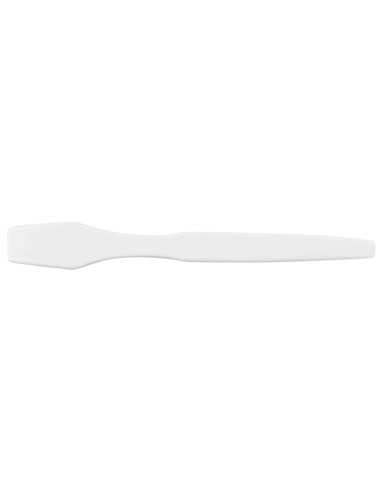 Spatel, plastik, 13,3 cm, hvid