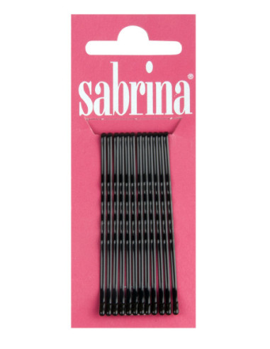 Hårnåle, 59 mm, bølgede, sorte 12 stk.