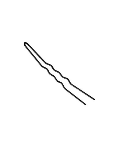 Hårnåle, 88 mm, bølget, sort 200 g