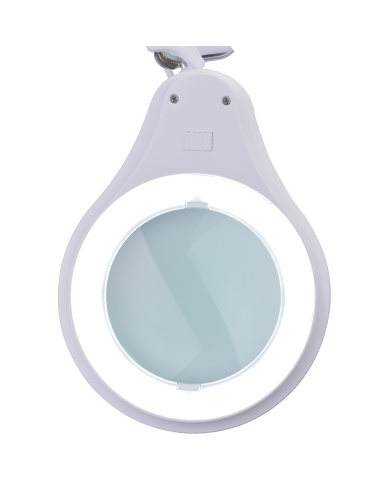 Forstørrelseslampe med bordstativ,...