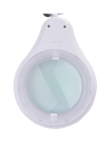 Forstørrelseslampe med bordstativ,...