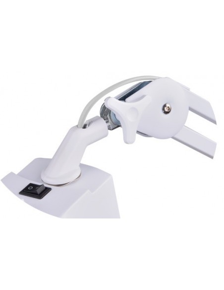 Forstørrelseslampe, bordmonteret, LED, 5 dioptrier