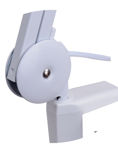 Forstørrelseslampe, bordmonteret, LED, 5 dioptrier