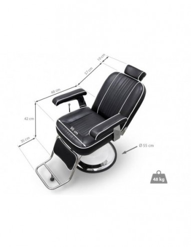 Frisør barber klientstol Kingston