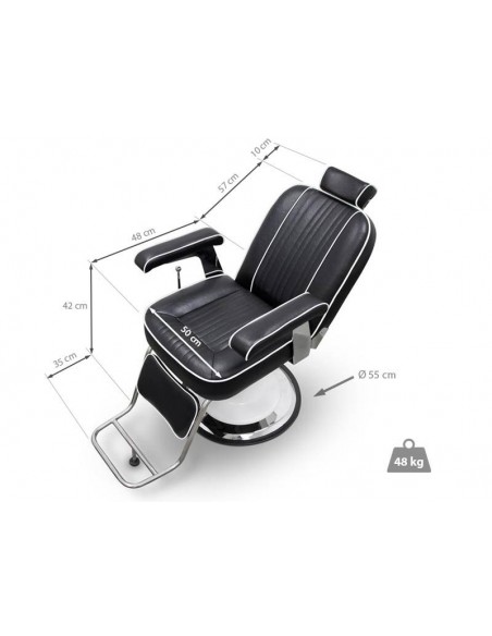 Frisør barber klientstol Kingston