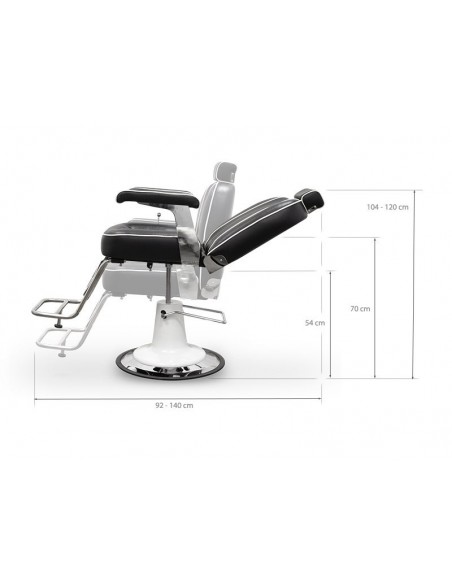 Frisør barber klientstol Kingston