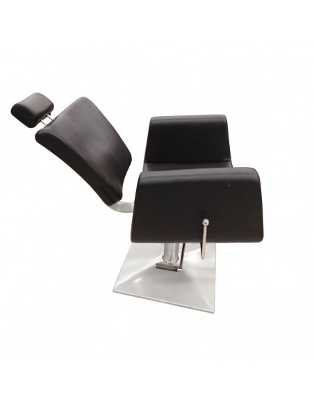 Frisør kundestol Texas, glat læder