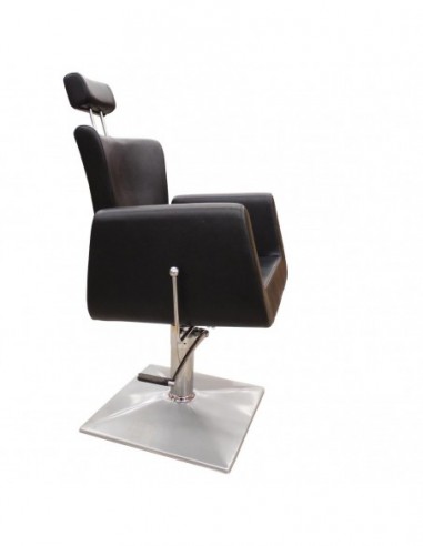 Frisør kundestol Texas, glat læder