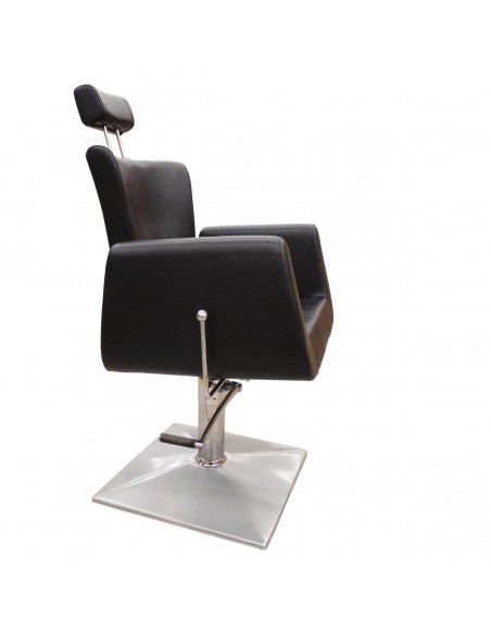Frisør kundestol Texas, glat læder