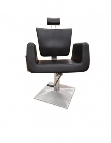 Frisør kundestol Texas, glat læder