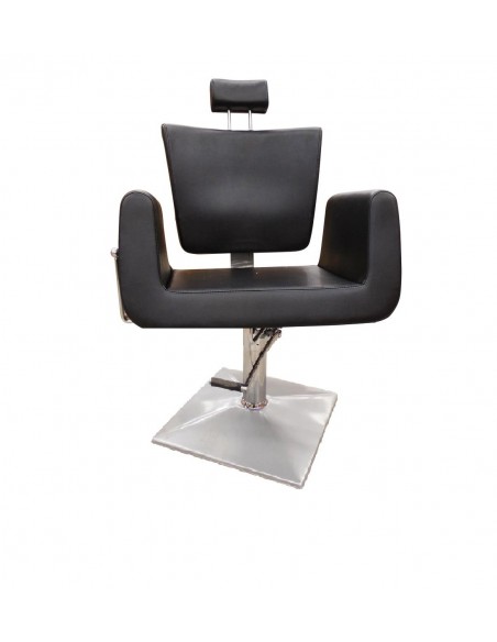 Frisør kundestol Texas, glat læder