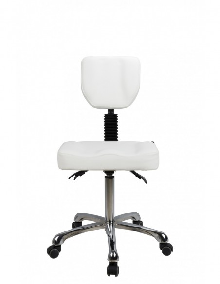 Formandsstol med 4 justeringsmekanismer New Comfort, hvid