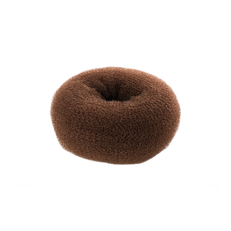 Hårknude, brun, 4,5 cm, rund