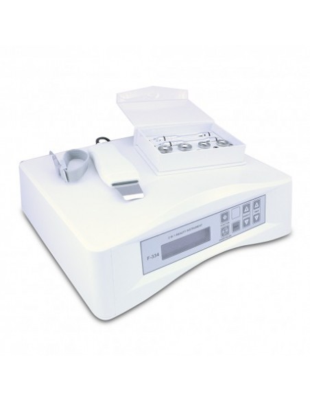 Kosmetologapparat med 2 funktioner - ultralydspeeling og diamantdermabrasion