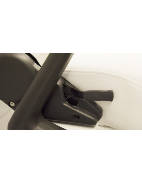 Pedicurestol på hydraulik, kan sænkes til vandret position Hepta