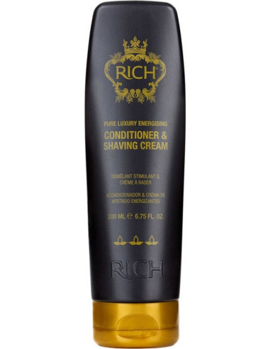 RICH Pure Luxury ENERGISING Conditioner & Shaving Cream 200ml