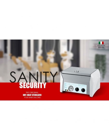 Sterilisator tør varmluft Sanitet, 0-250°C. Lavet i Italien